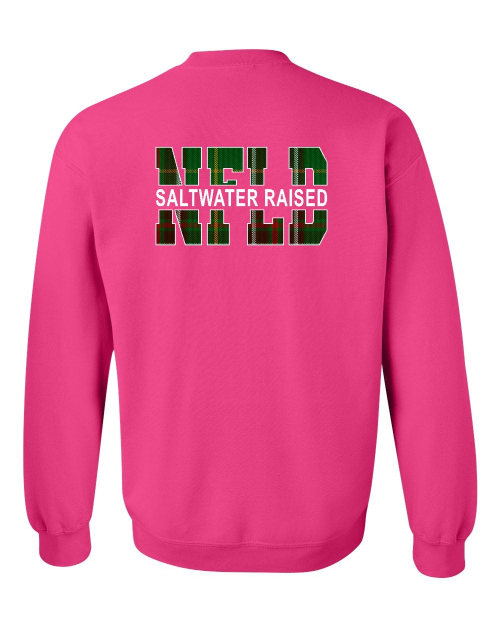 NFLD Saltwater Raised Left Chest and Back Crewneck Sweatshirt - Unisex