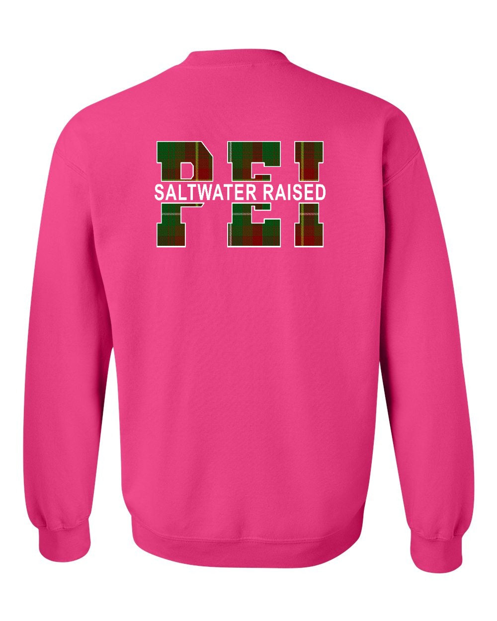 PEI Saltwater Raised Left Chest and Back Crewneck Sweatshirt - Unisex