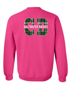 Saltwater CB Raised Left Chest and Back Crewneck Sweatshirt - Unisex