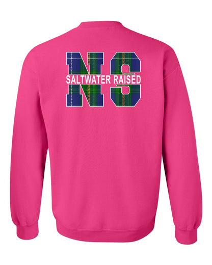 Saltwater Raised Left Chest and Back crew-neck