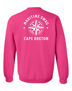 Maritime Swag CB Compass Left Chest and Back Crewneck Sweatshirt - Unisex