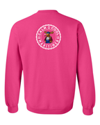 Calm Cool Maritimer Moose Left Chest and Back Crewneck Sweatshirt - Unisex