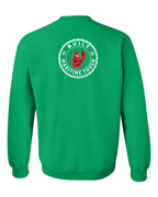 Built Maritime Tough Lobster Left Chest and Back Crewneck Sweatshirt - Unisex