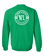 Born & Raised NFLD Left Chest and Back Crewneck Sweatshirt - Unisex