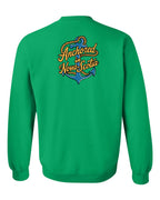 Anchored in NS (New Design) Left Chest and Back Crewneck Sweatshirt - Unisex