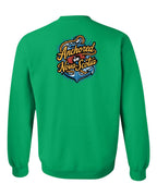 Anchored In NS (Old Design) Left Chest and Back Crewneck Sweatshirt - Unisex