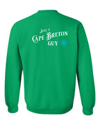 Just a CB Guy Blue Left Chest and Back Crewneck Sweatshirt - Unisex