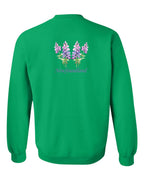 NFLD Lupins Left Chest and Back Crewneck Sweatshirt - Unisex