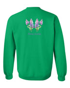 NS Lupins Left Chest and Back Crewneck Sweatshirt - Unisex