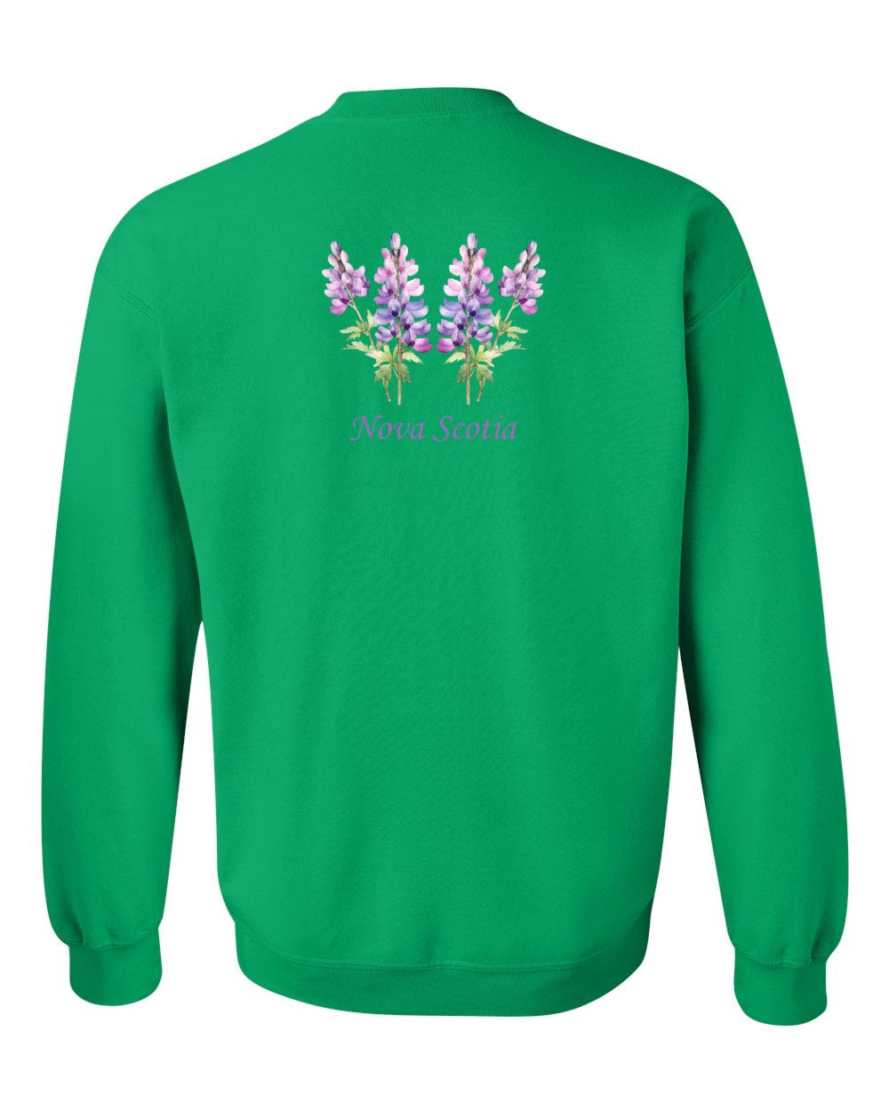Nova Scotia Lupins Left Chest and Back crew-neck