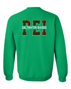 PEI Saltwater Raised Left Chest and Back Crewneck Sweatshirt - Unisex