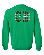 Saltwater CB Raised Left Chest and Back Crewneck Sweatshirt - Unisex