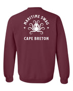 Maritime Swag CB Octopus Left Chest and Back Crewneck Sweatshirt - Unisex
