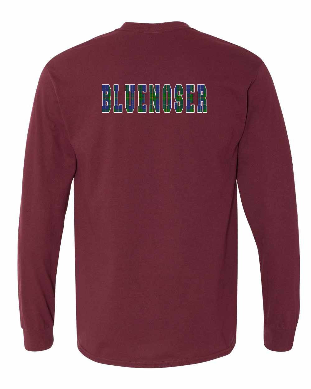 Bluenoser Left Chest and Back Long Sleeve Tee - Unisex
