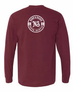 Born & Raised NS Left Chest and Back Long Sleeve Tee - Unisex