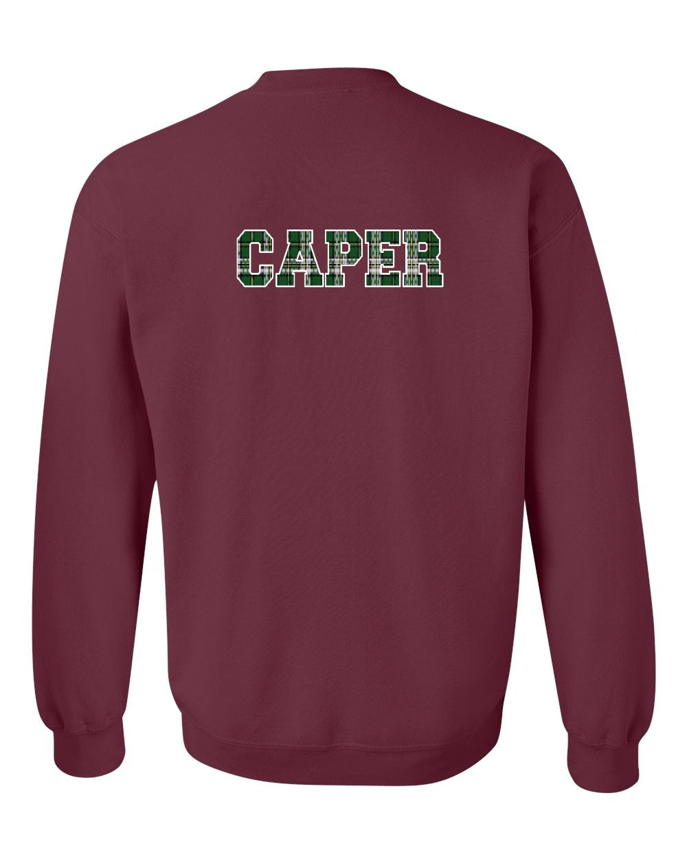 Caper Left Chest and Back Crewneck Sweatshirt - Unisex
