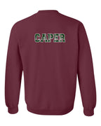 Caper Left Chest and Back Crewneck Sweatshirt - Unisex