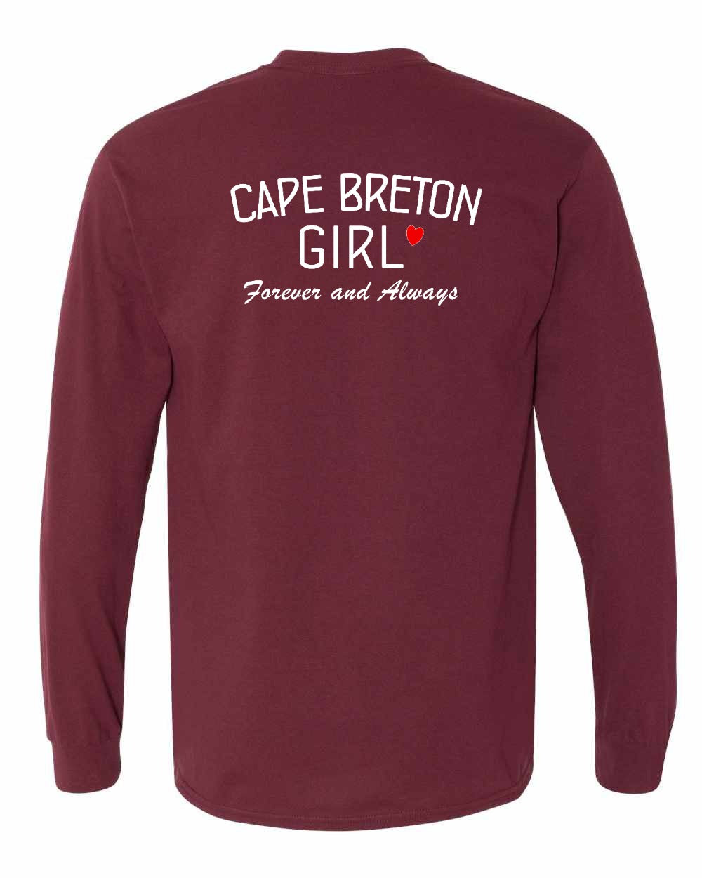 CB Girl Forever and Always Left Chest & Back Long Sleeve Tee - Unisex