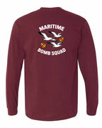 Maritime Bomb Squad Left Chest & Back Long Sleeve Tee - Unisex