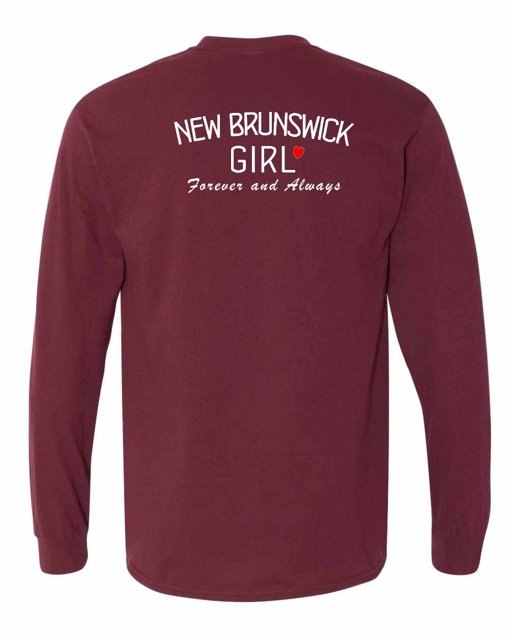 NB Girl Forever and Always Left Chest & Back Long Sleeve Tee - Unisex