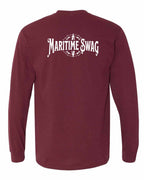 Maritime Swag Logo Left Chest and Back Long Sleeve Tee - Unisex