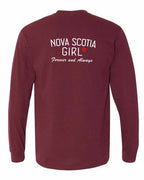 NS Girl Forever and Always Left Chest & Back Long Sleeve Tee - Unisex