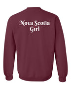 NS Girl Heart Dot Left Chest & Back Crewneck Sweatshirt - Unisex