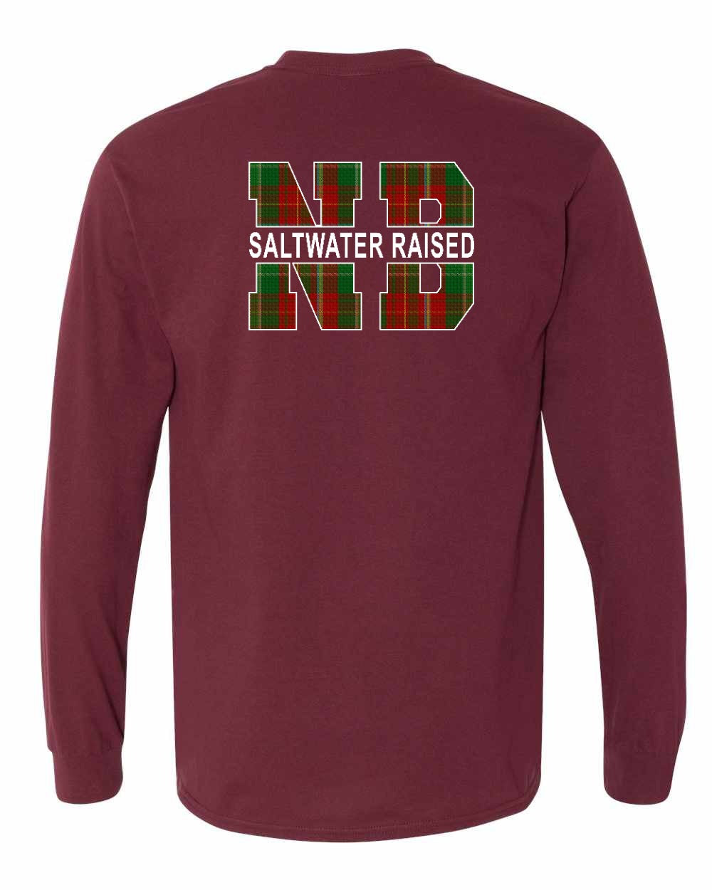 Newbrunswick Saltwater Raised Left Chest and Back Long Sleeve