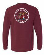 Eh Team Left Chest and Back Long Sleeve - Gildan Canada (sewn Internationally) - Unisex