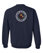 Calm Cool Maritimer Rosie Left Chest and Back Crewneck Sweatshirt - Unisex