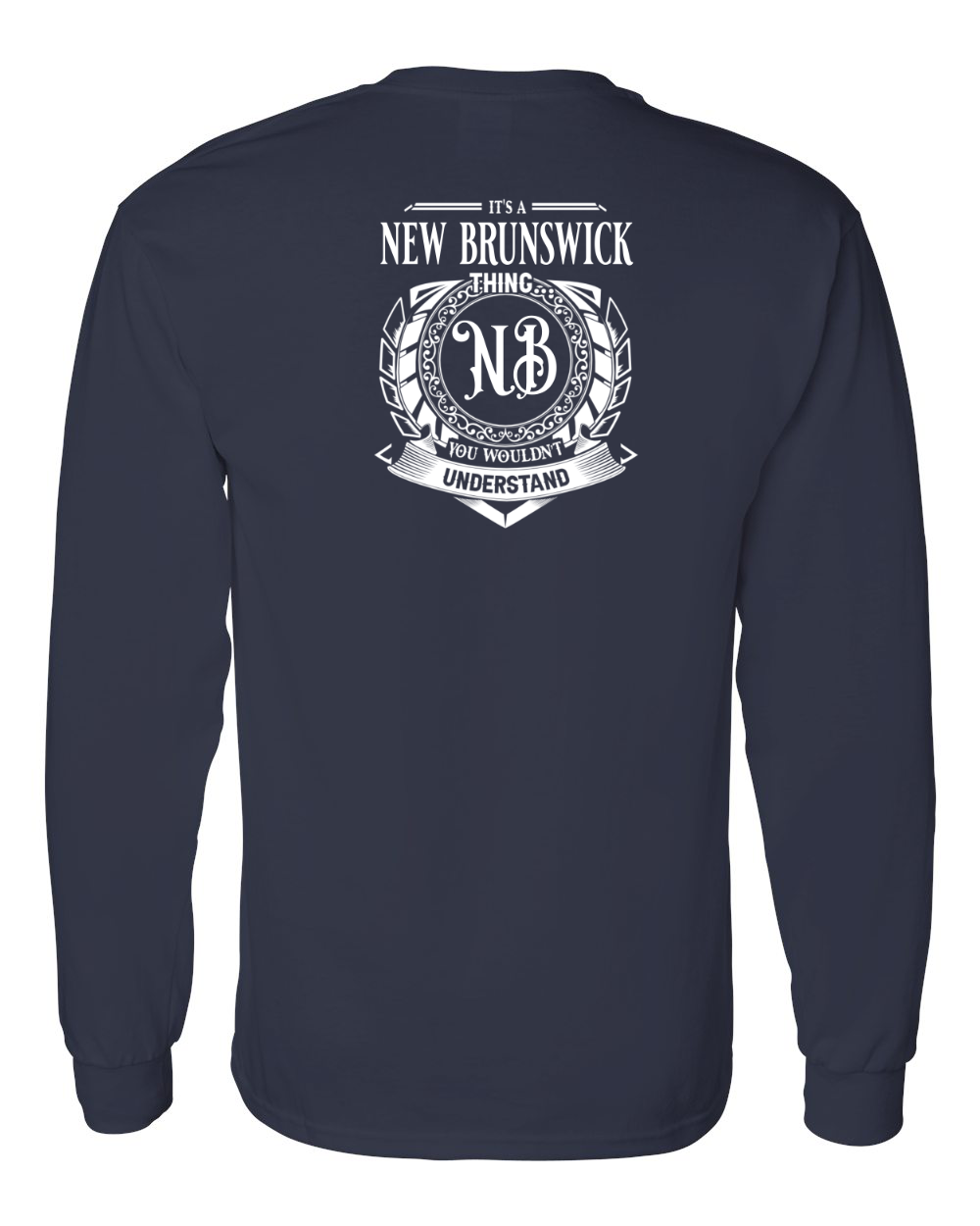 It's  A NB Thing Left Chest and Back Long Sleeve Tee - Unisex