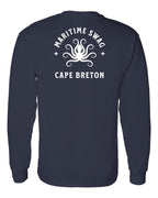 Maritime Swag CB Octopus Left Chest and Back Long Sleeve Tee - Unisex