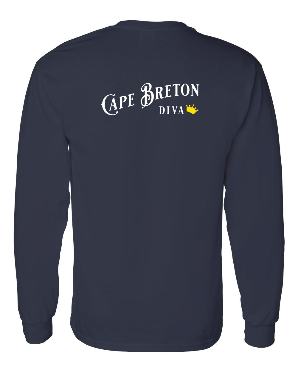 Cape Breton Diva Left Chest and Back Long Sleeve Tee