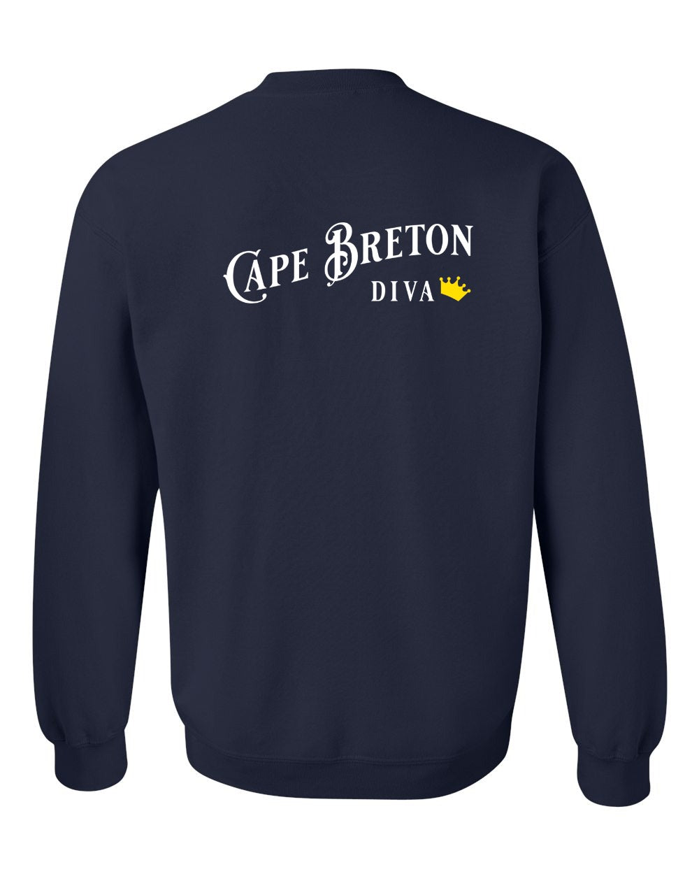 CB Diva Left Chest and Back Crewneck Sweatshirt - Unisex