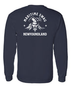 Maritime Swag NFLD Pirate Left Chest and Back Long Sleeve - Unisex