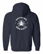 Maritime Swag NS Octopus Left Chest and Back Zip Hoodie - Unisex