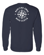 Maritime Swag NS Compass Left Chest and Back Long Sleeve Tee - Unisex