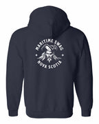Maritime Swag NS Pirate Left Chest and Back Zip Hoodie - Unisex