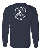 Maritime Swag NS Pirate Left Chest and Back Long Sleeve Tee - Unisex