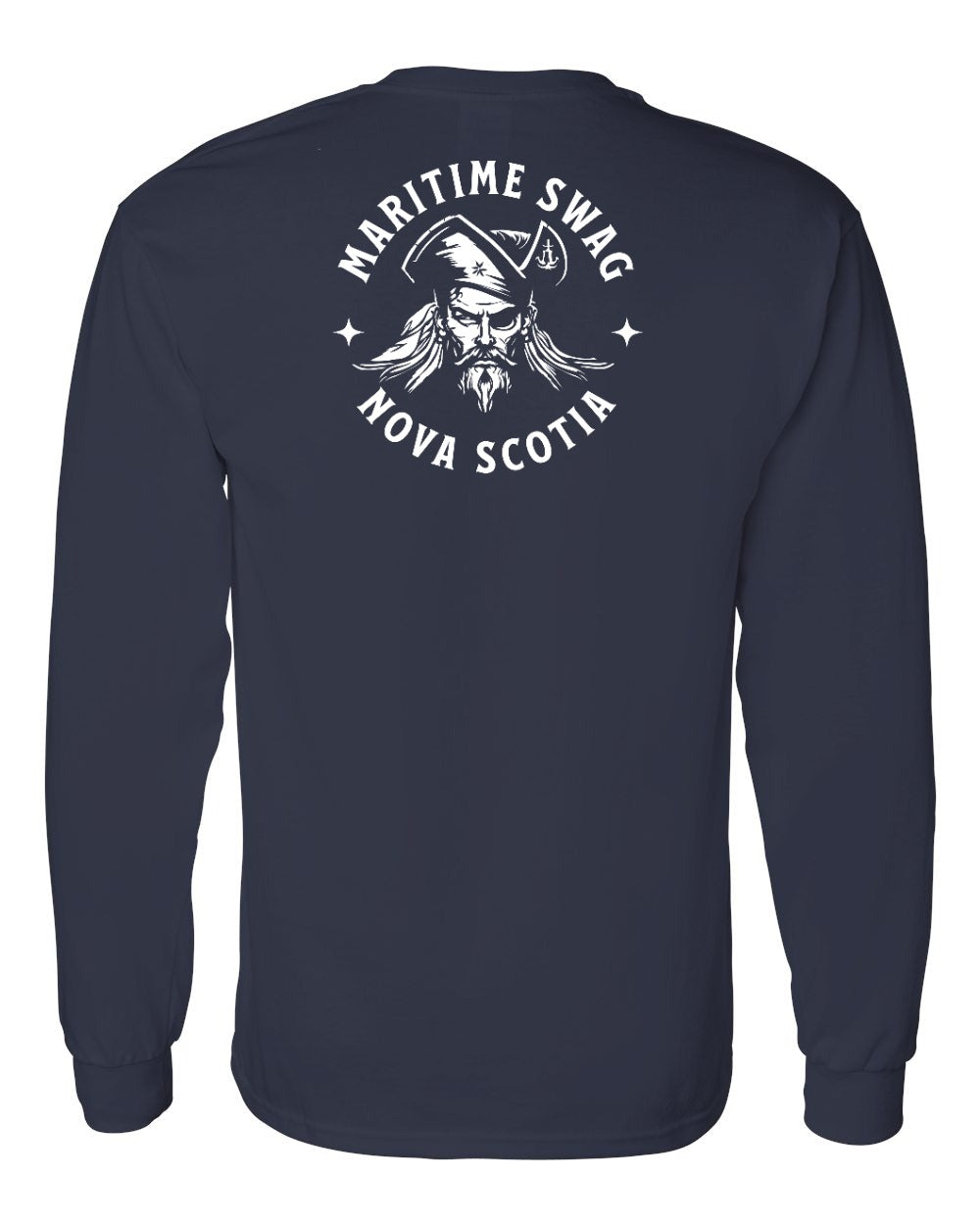 Maritime Swag NS Pirate Left Chest and Back Long Sleeve Tee - Unisex
