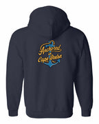Anchored in CB (New Design) Left Chest and Back Zip Hoodie - Unisex