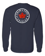 Calm Cool Canadian Leaf Left Chest and Back Long Sleeve - Gildan Canada (sewn Internationally) - Unisex