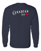 Canadian Guy Left Chest and Back Long Sleeve - Gildan Canada (sewn Internationally) - Unisex