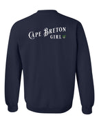 CB Girl Tartan Left Chest and Back Crewneck Sweatshirt - Unisex