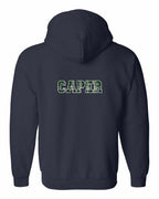 Caper Left Chest and Back Zip Hoodie - Unisex