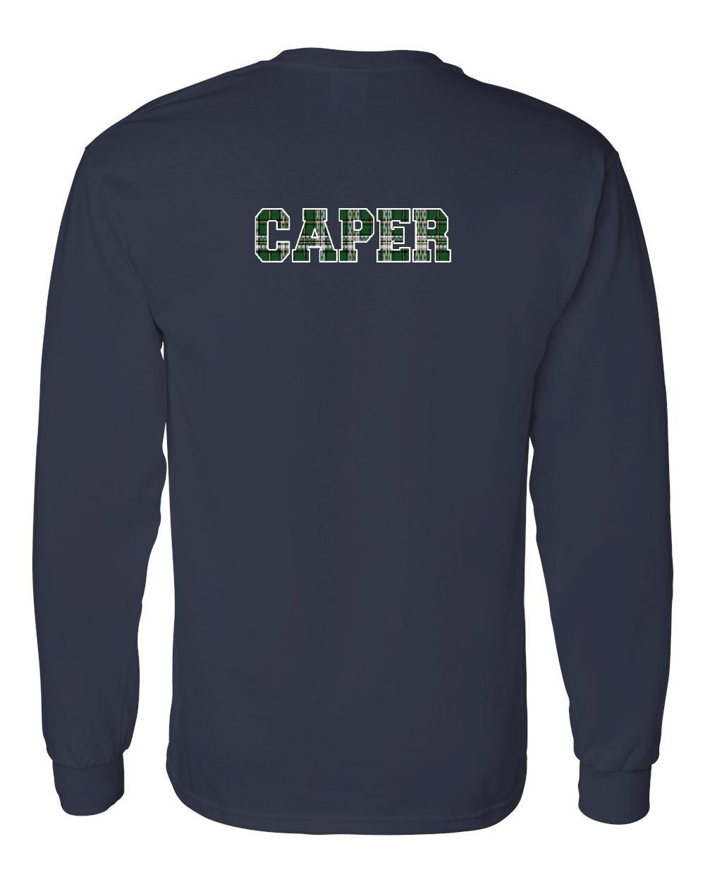 Caper Left Chest and Back Long Sleeve Tee - Unisex
