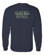 Caper Girl Left Chest and Back Long Sleeve Tee - Unisex