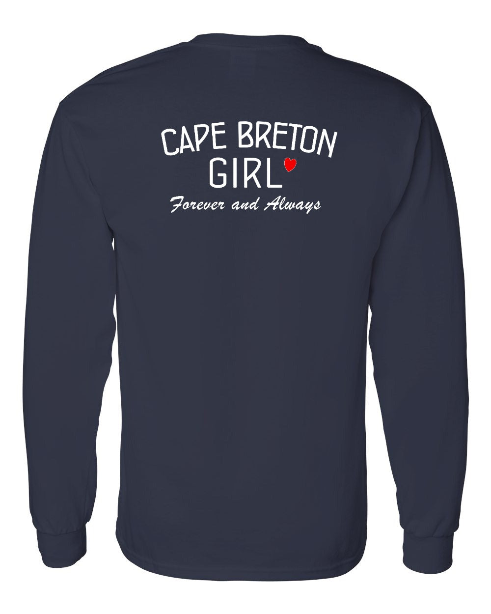 CB Girl Forever and Always Left Chest & Back Long Sleeve Tee - Unisex