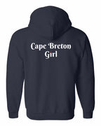 CB Girl Heart Dot Left Chest & Back Zip Hoodie - Unisex
