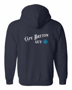 CB Guy Blue Left Chest and Back Zip Hoodie - Unisex